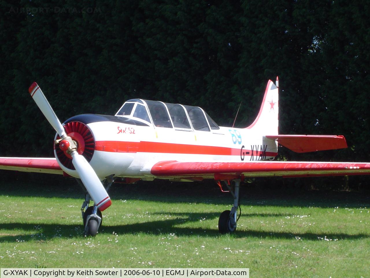G-XYAK, 1989 Bacau Yak-52 C/N 899413, Resident aircraft at Little Gransden