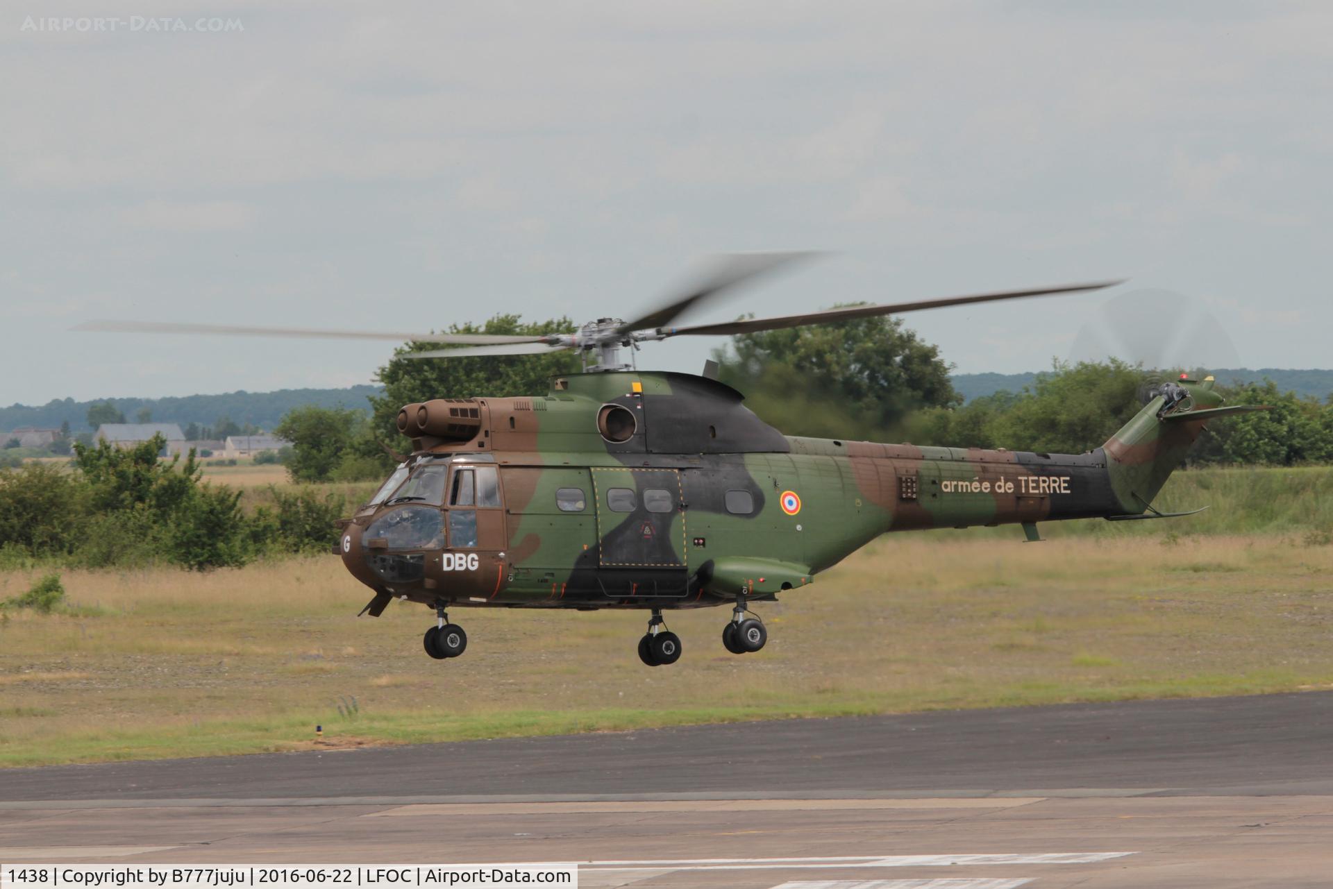 1438, Aérospatiale SA-330B Puma C/N 1438, at Chateaudun