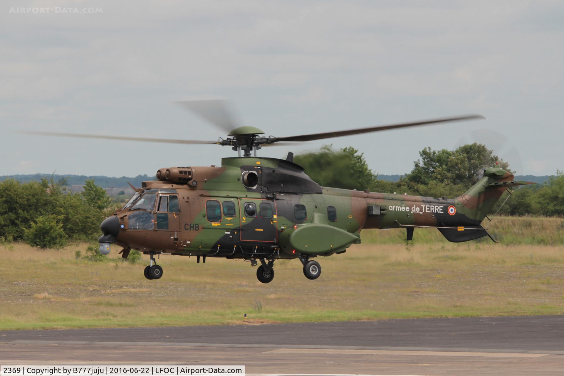 2369, Aérospatiale AS-532UL Cougar C/N 2369, at Chateaudun