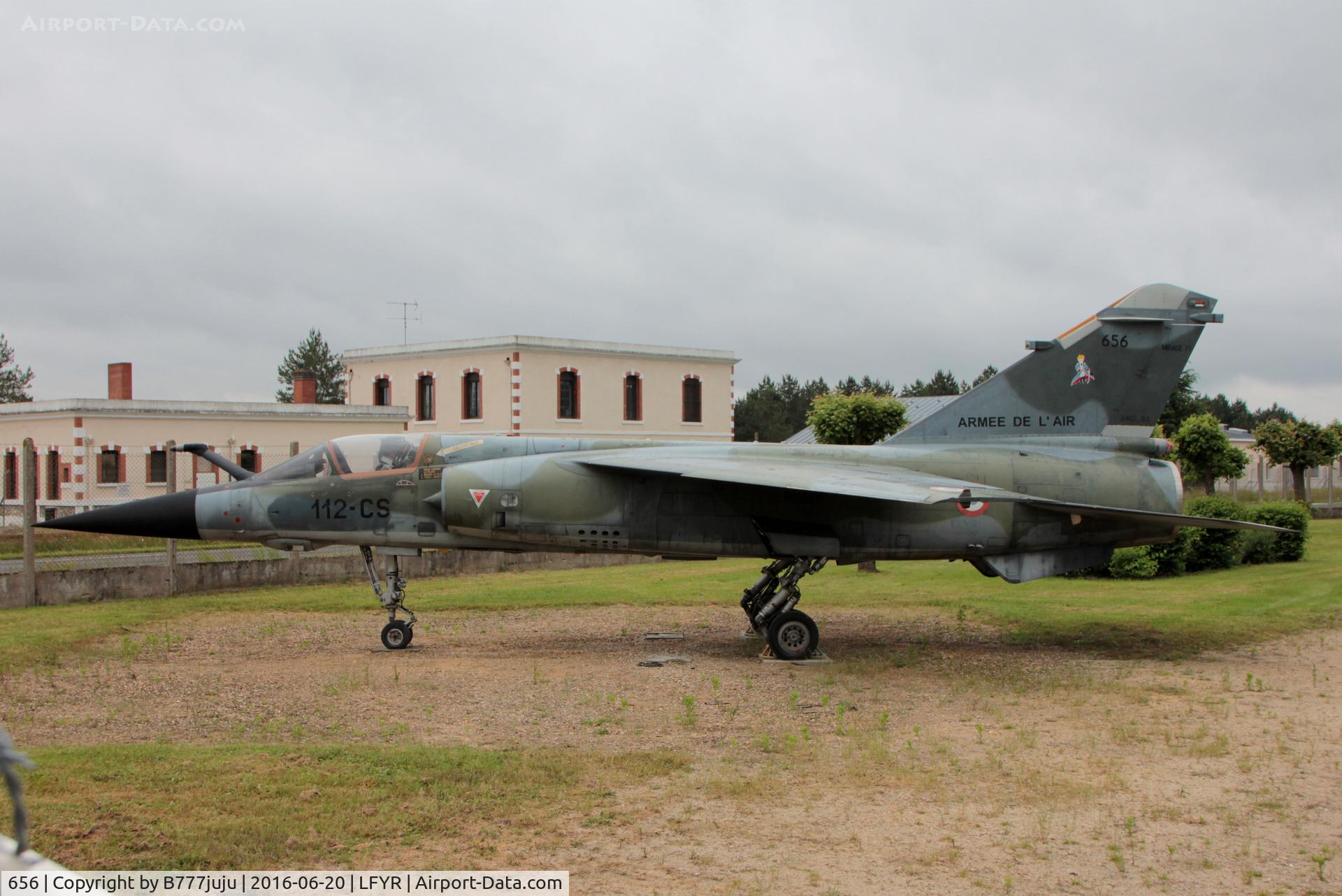 656, Dassault Mirage F.1CR C/N 656, at Romorantin