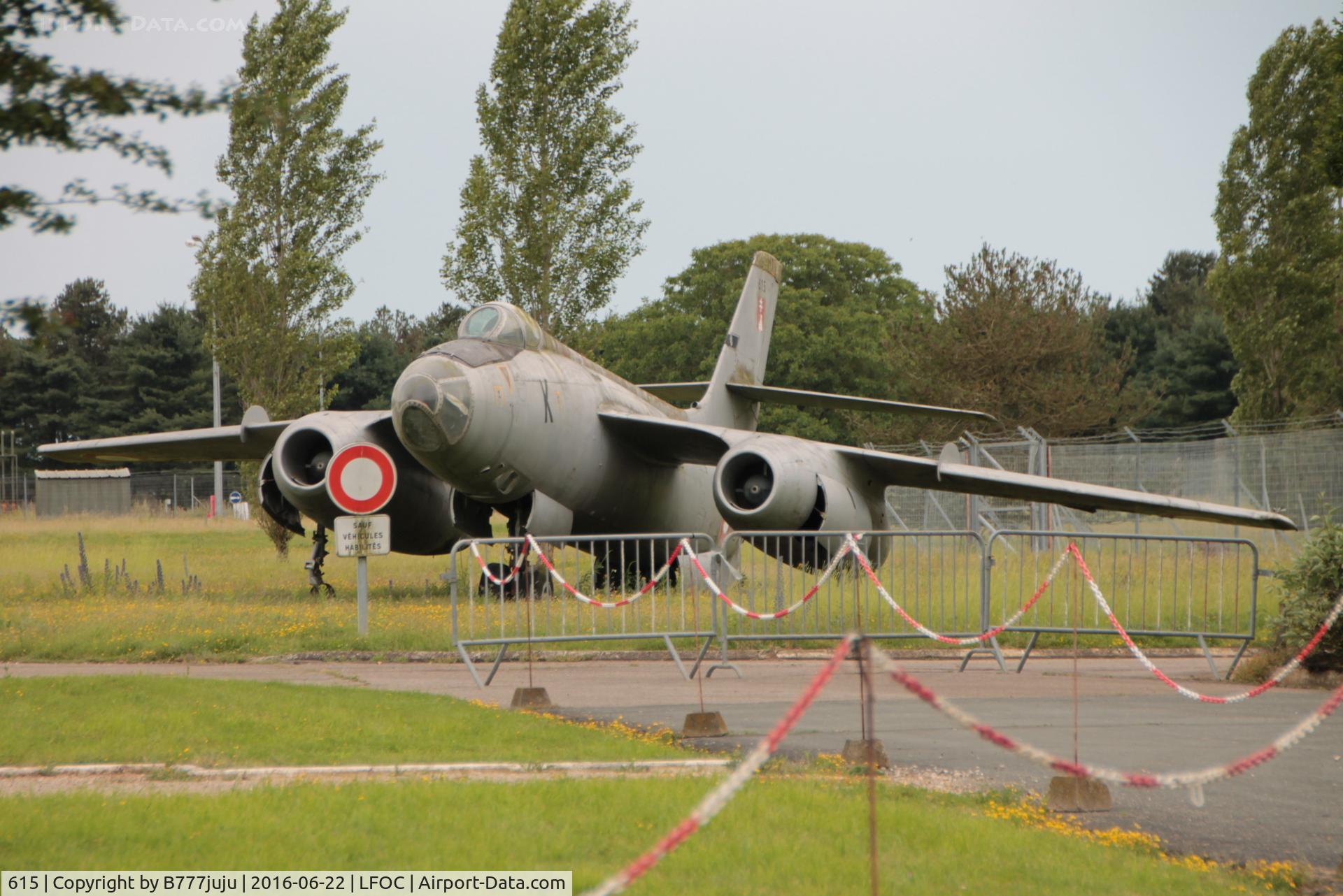 615, Sud Aviation SO.4050B Vautour IIB C/N 78, at Chateaudun
