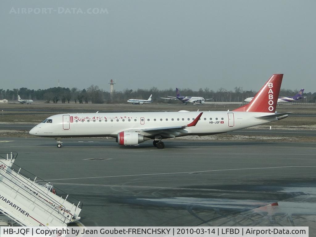 HB-JQF, 2008 Embraer 190LR (ERJ-190-100LR) C/N 19000178, Flybaboo, now BA CityFlyer