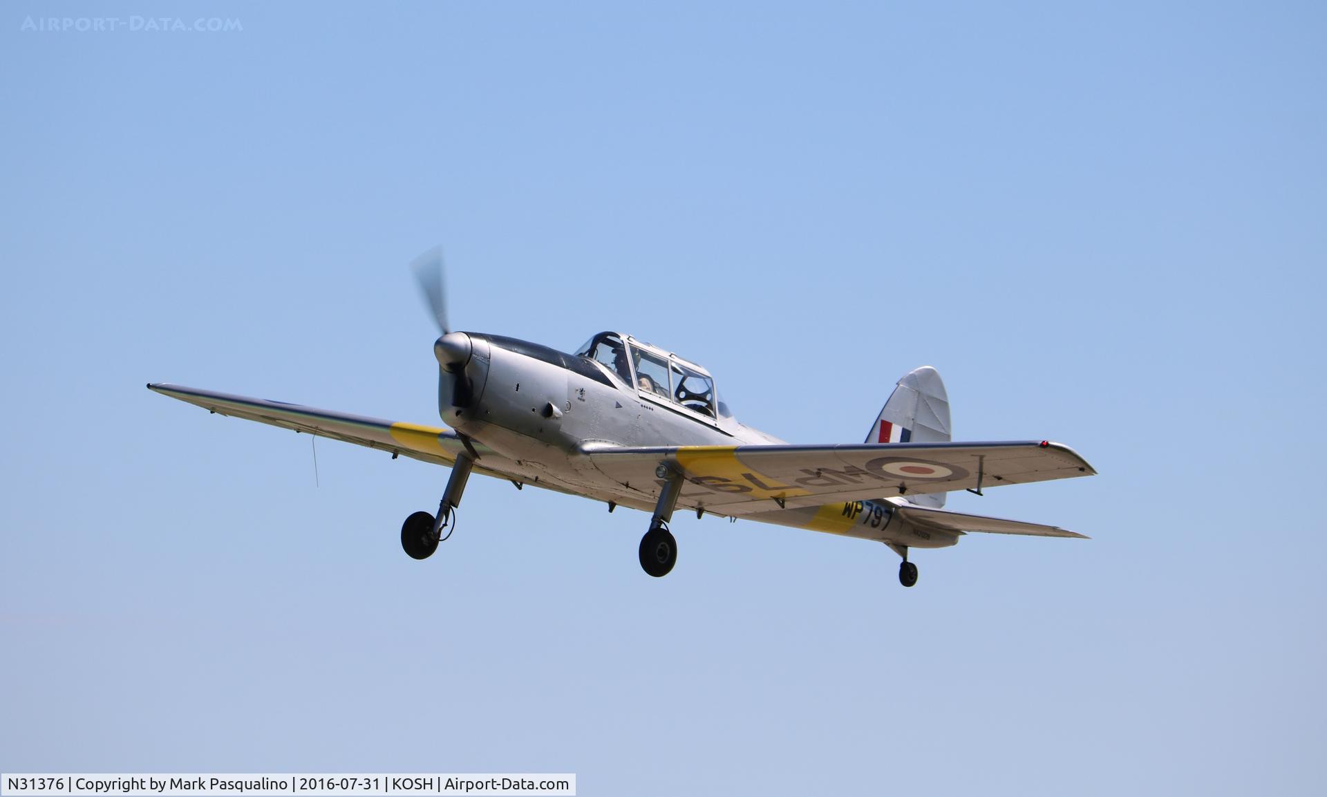 N31376, 1951 De Havilland DHC-1 Chipmunk T.10 C/N C1/0689 (DHB-580?), DHC-1 Chipmunk T.10