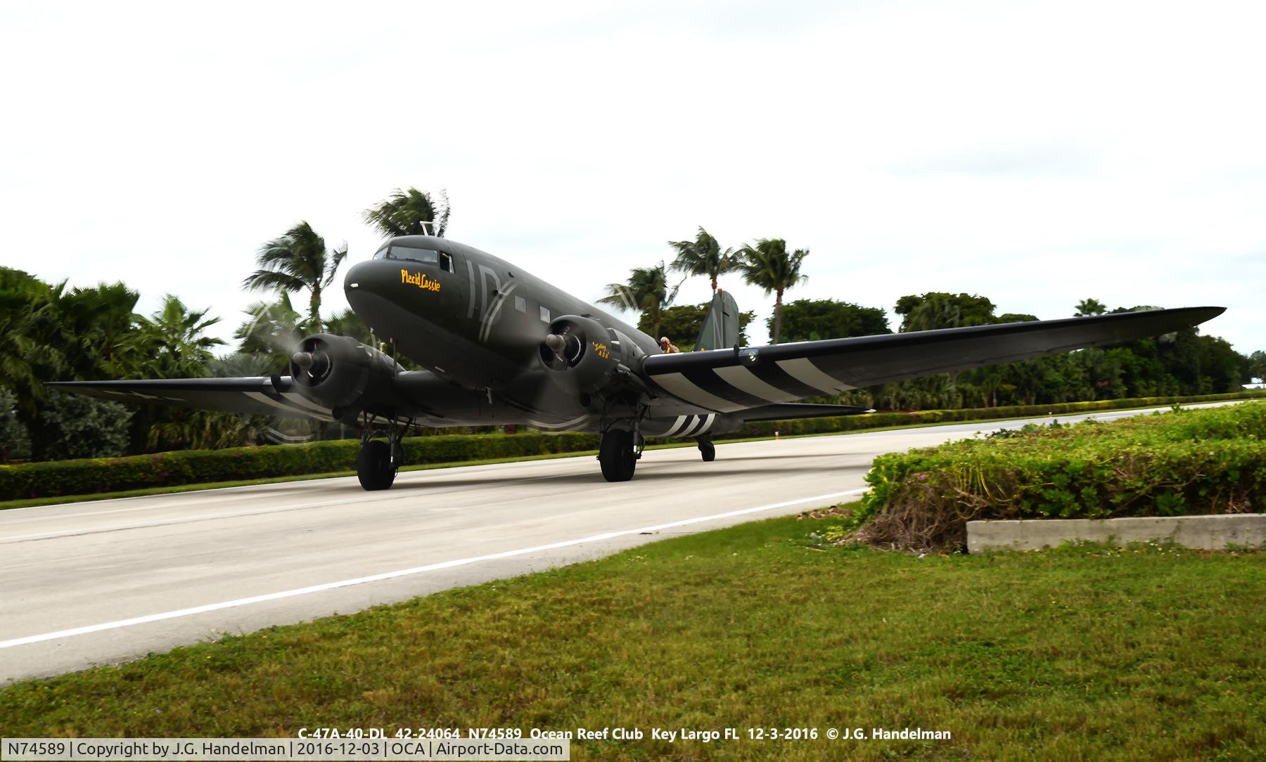 N74589, 1943 Douglas DC3C-S1C3G (C-47A) C/N 9926, Took part in D-Day paratroop drop, Arnhem Operation Market Garden, and The Battle of the Bulge.