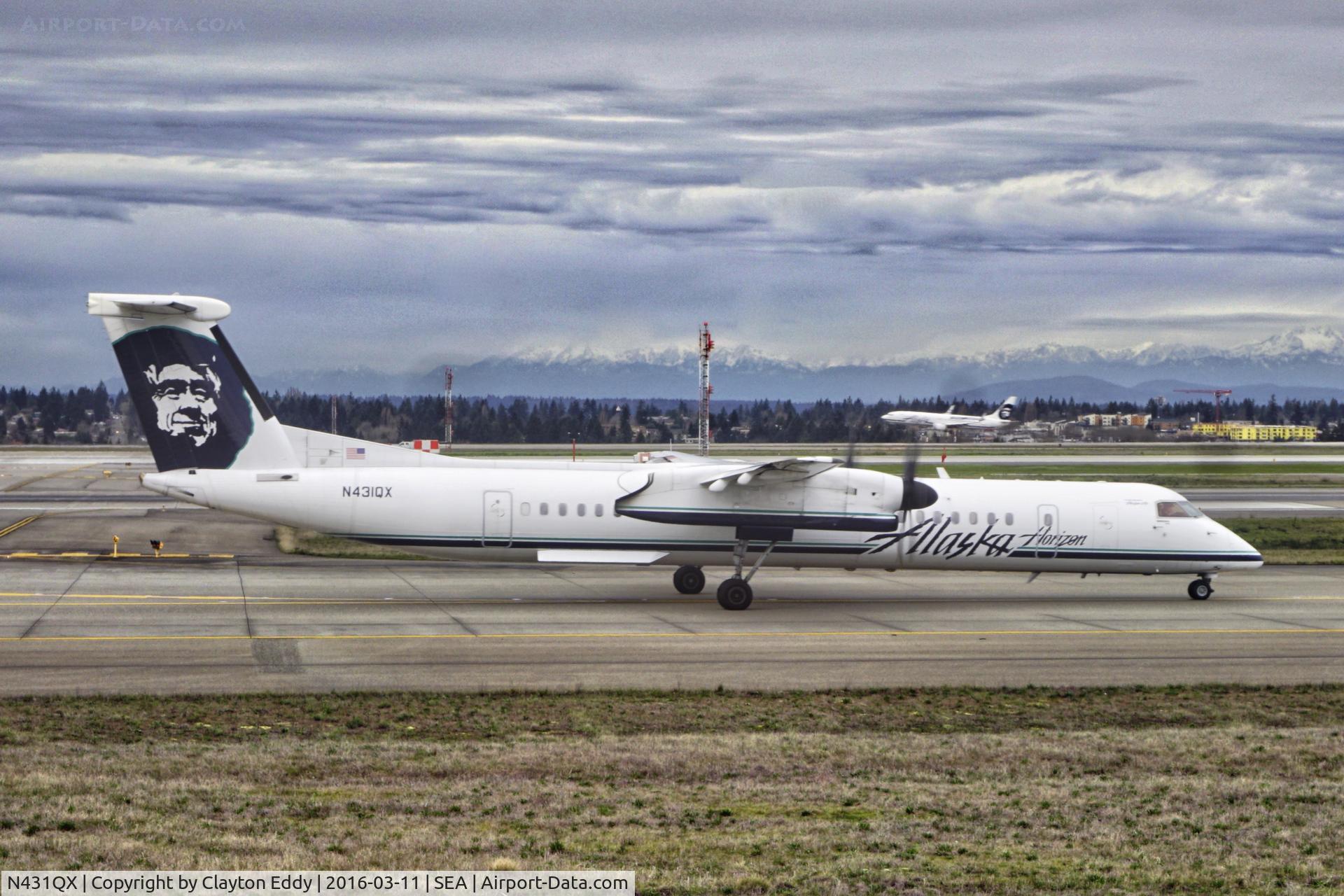 N431QX, 2007 Bombardier DHC-8-402 Dash 8 C/N 4164, SEA 2016