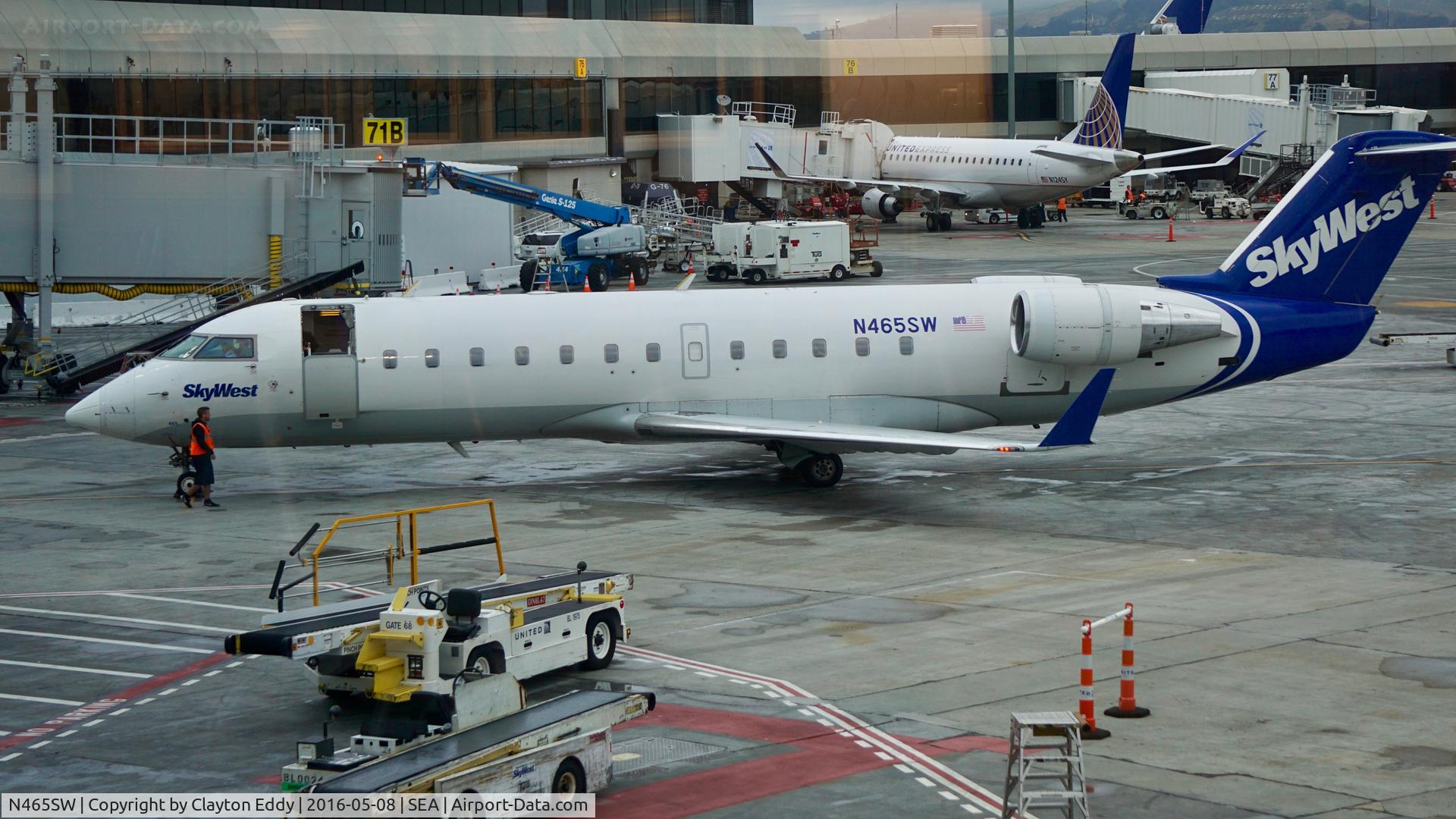 N465SW, 2003 Bombardier CRJ-200 (CL-600-2B19) C/N 7845, SEA 2016