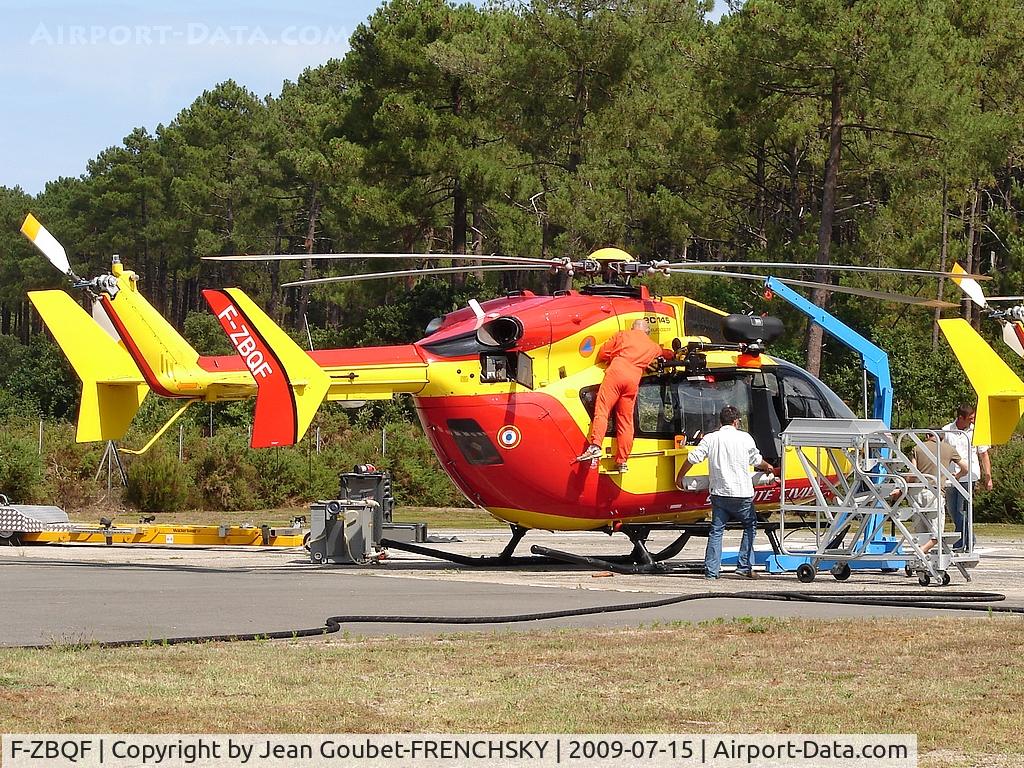 F-ZBQF, 2004 Eurocopter-Kawasaki EC-145 (BK-117C-2) C/N 9064, DRAGON 33 (summer 2009 Lacanau océan)