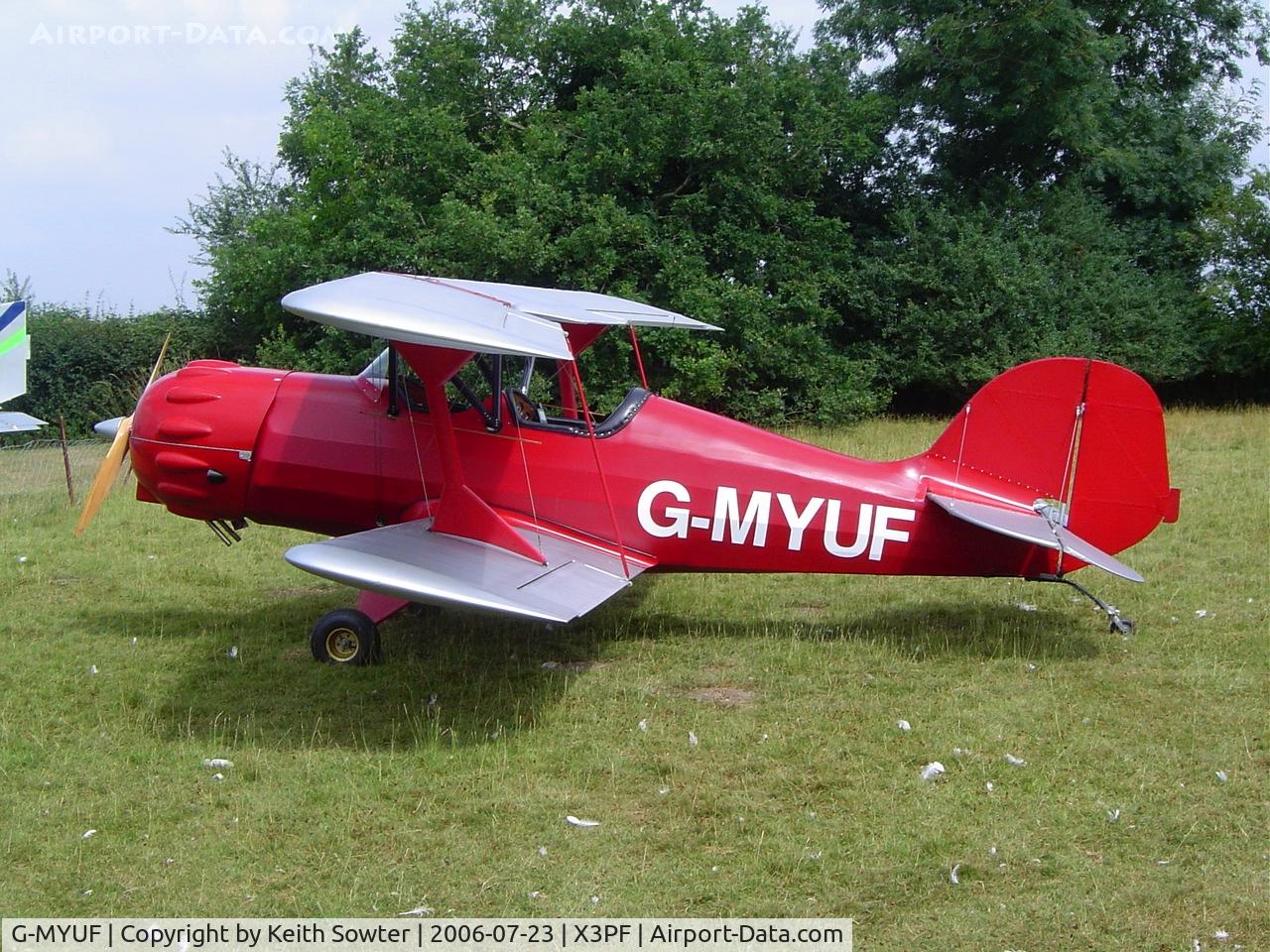 G-MYUF, 1995 Murphy Renegade Spirit UK C/N PFA 188-12795, Visiting aircraft at Priory Farm