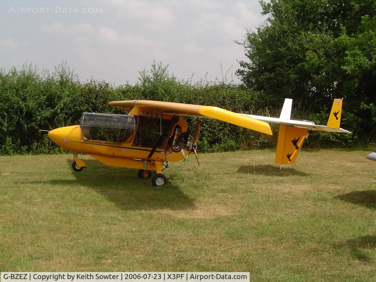 G-BZEZ, 2000 CFM Streak Shadow SA C/N PFA 206-13503, Visiting aircraft at Priory Farm