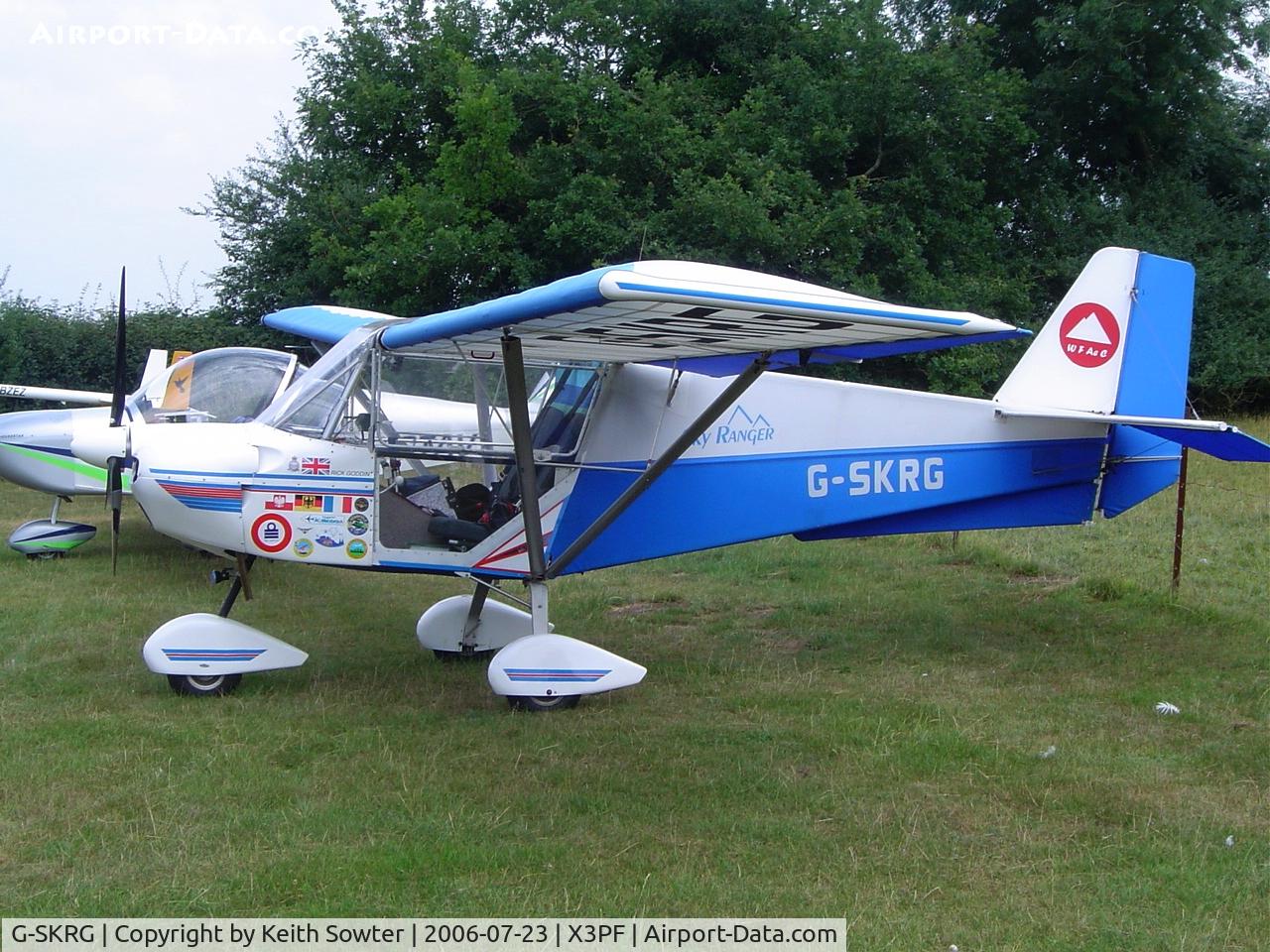 G-SKRG, 2003 Best Off Skyranger 912(2) C/N BMAA/HB/298, Visiting aircraft at Priory Farm