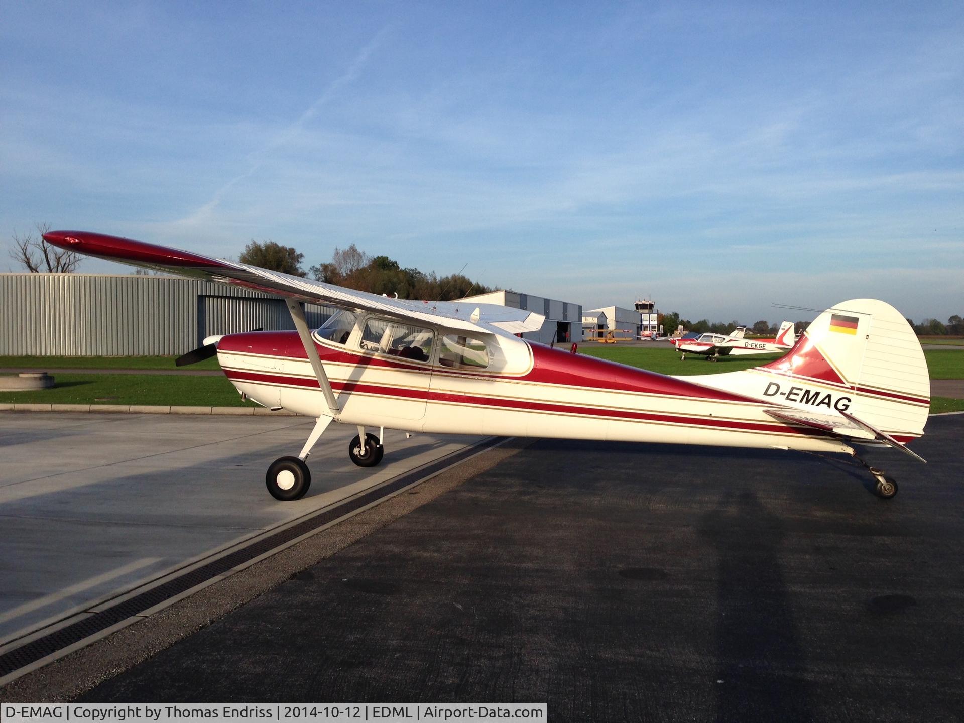 D-EMAG, 1955 Cessna 170B C/N 27036, First time at her new home in Landshut EDML