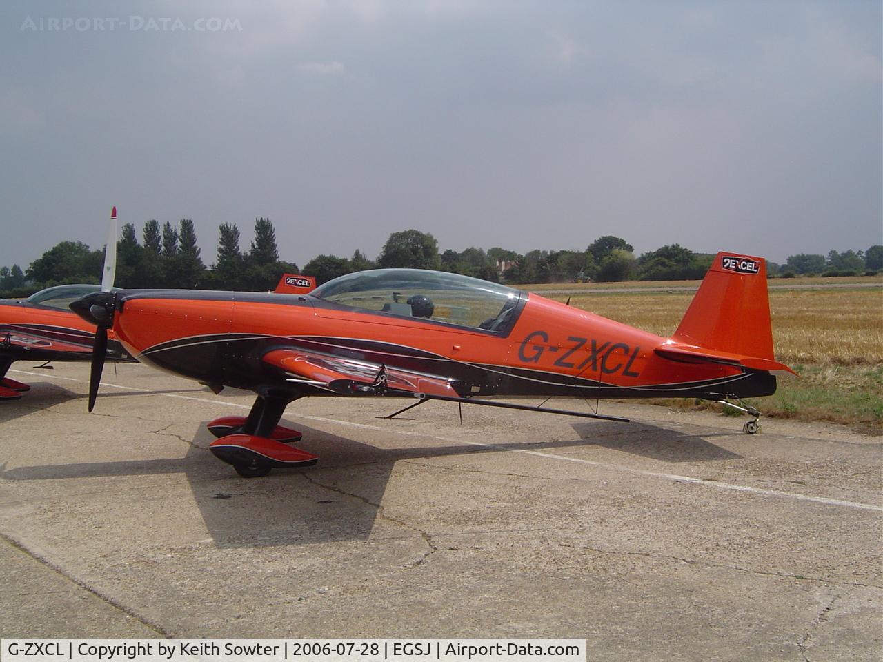 G-ZXCL, 2006 Extra EA-300L C/N 1223, Display aircraft at Seething