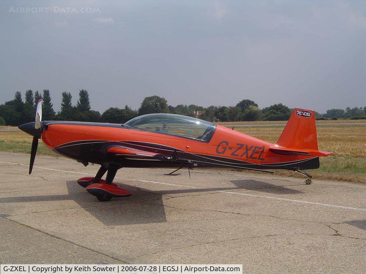 G-ZXEL, 2006 Extra EA-300L C/N 1224, Display aircraft at Seething