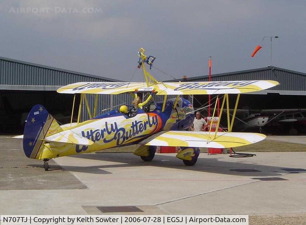 N707TJ, 1943 Boeing A75N1(PT17) C/N 75-950, Display aircraft at Seething