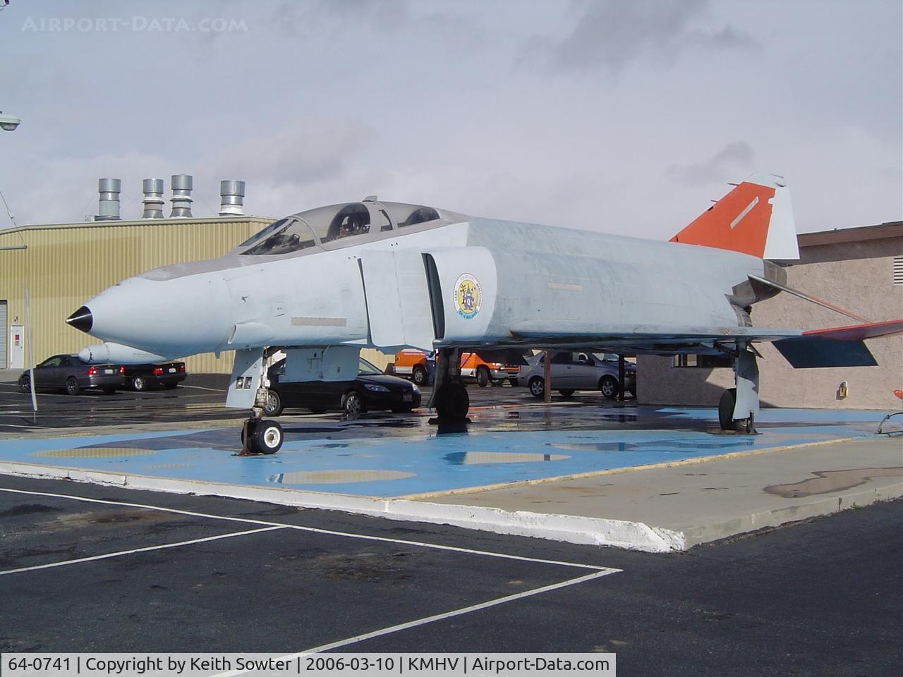 64-0741, 1964 McDonnell F-4C Phantom II C/N 1023, Gate Guard at Mojave