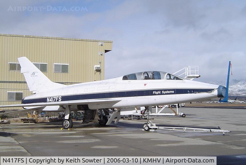 N417FS, 1957 North American F-100F C/N 56-3842/243-118, At Mojave
