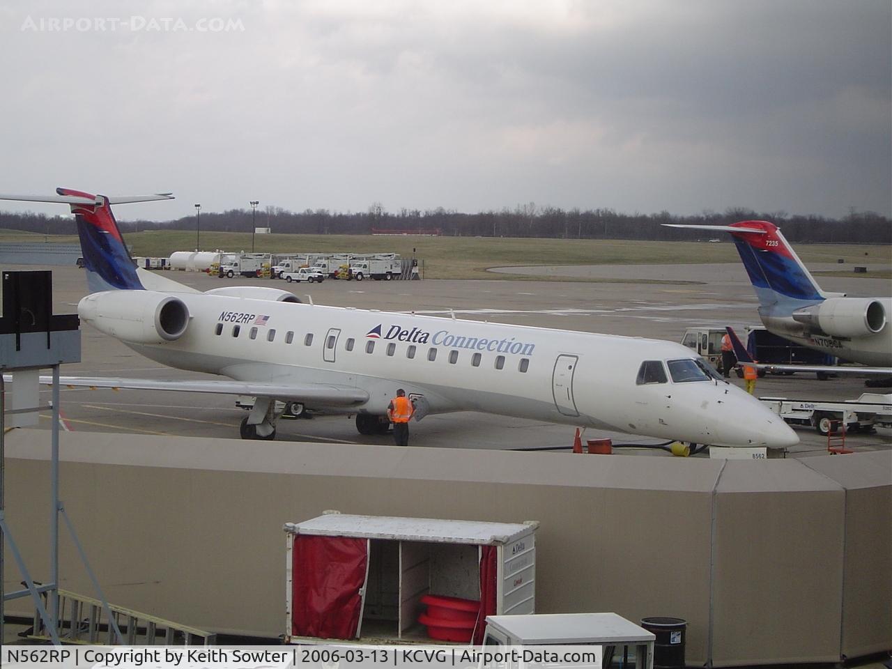 N562RP, 2002 Embraer ERJ-145LR (EMB-145LR) C/N 145451, On stand