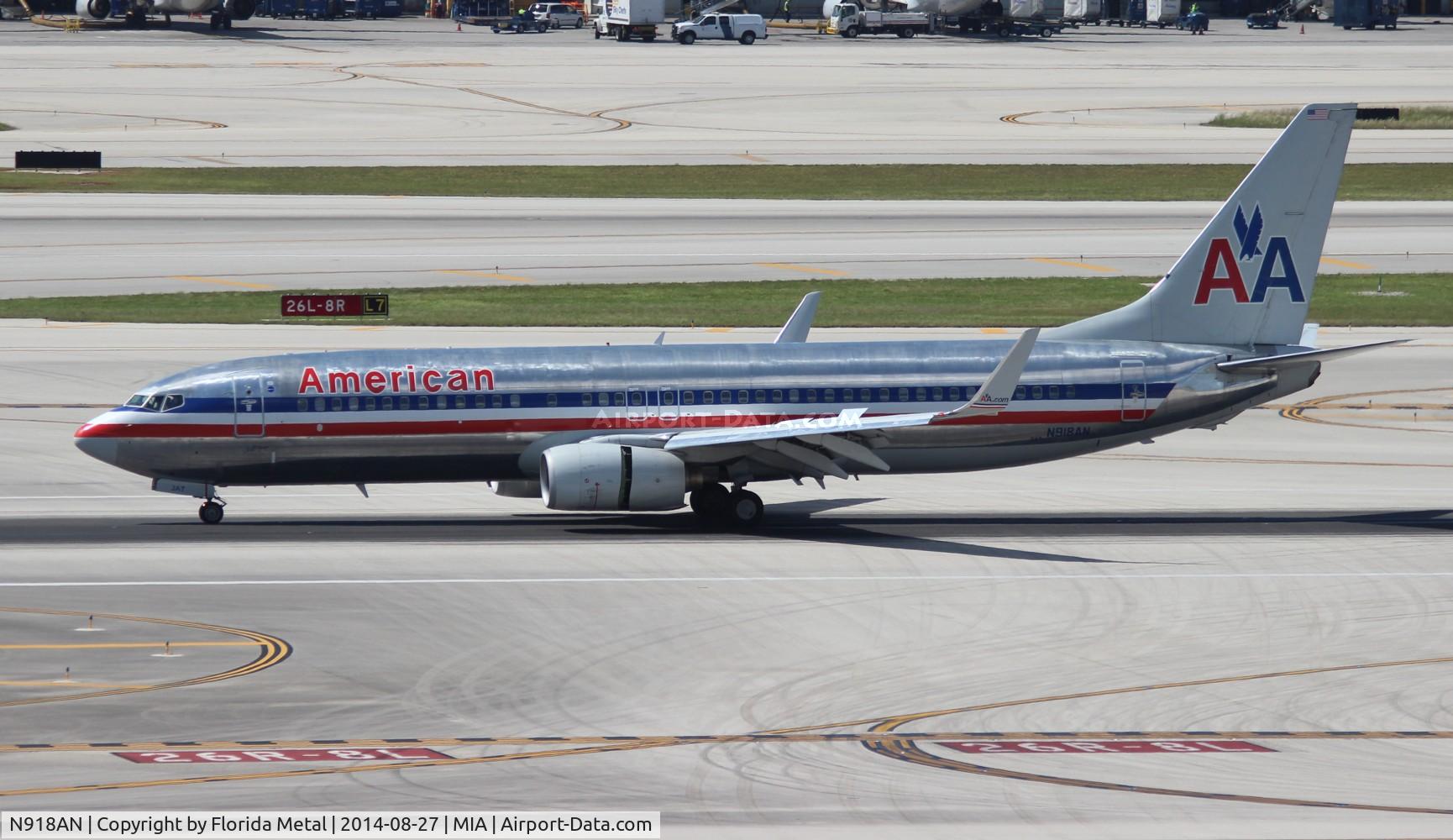 N918AN, 1999 Boeing 737-823 C/N 29519, American