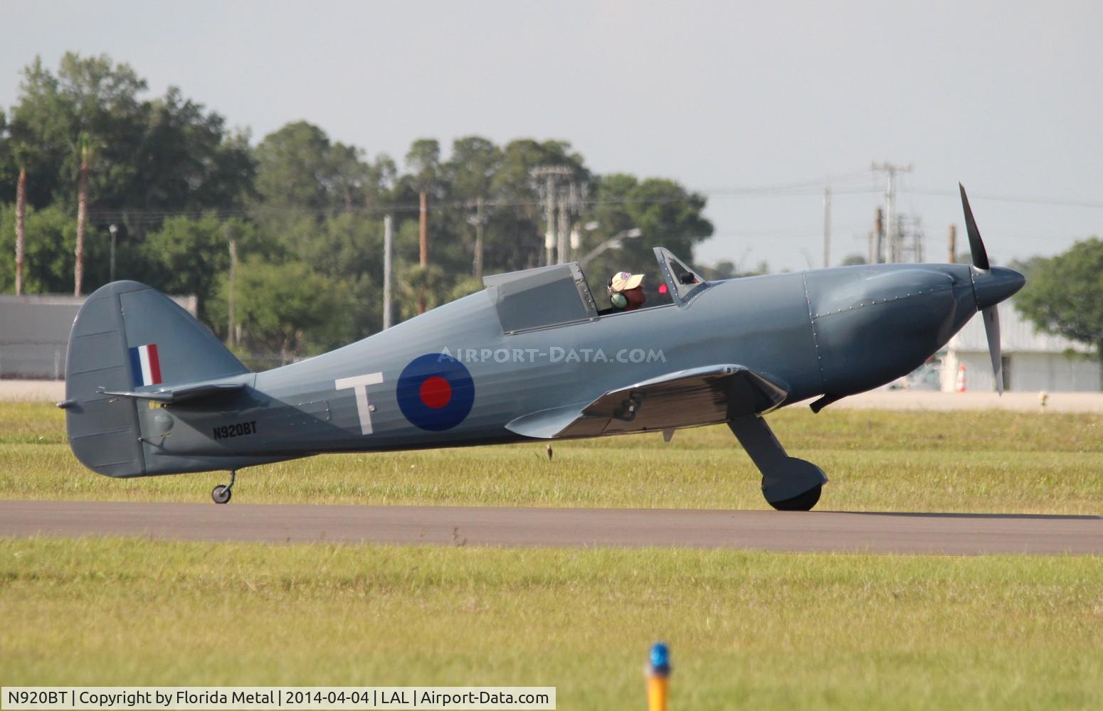 N920BT, 2002 Sindlinger HH-1 Hawker Hurricane Scale Replica C/N 1041, Scale Hurricane