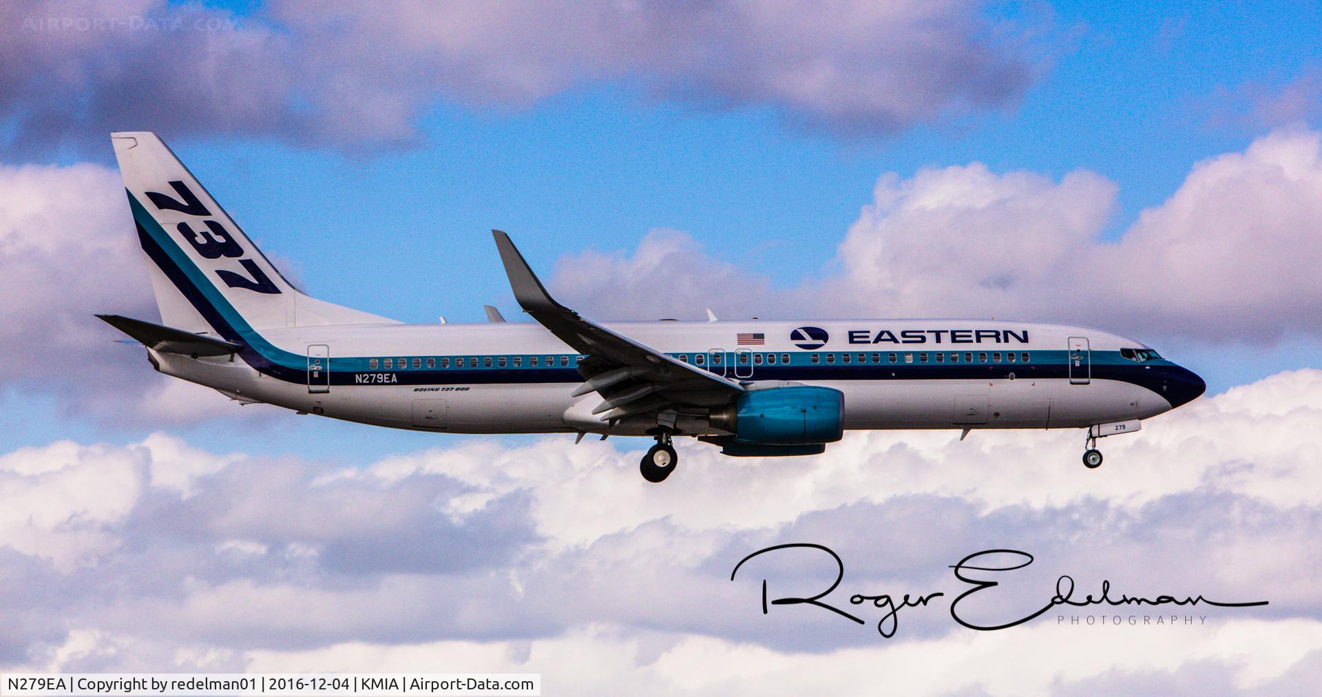 N279EA, 2011 Boeing 737-86J C/N 36881, Taken @ MIA