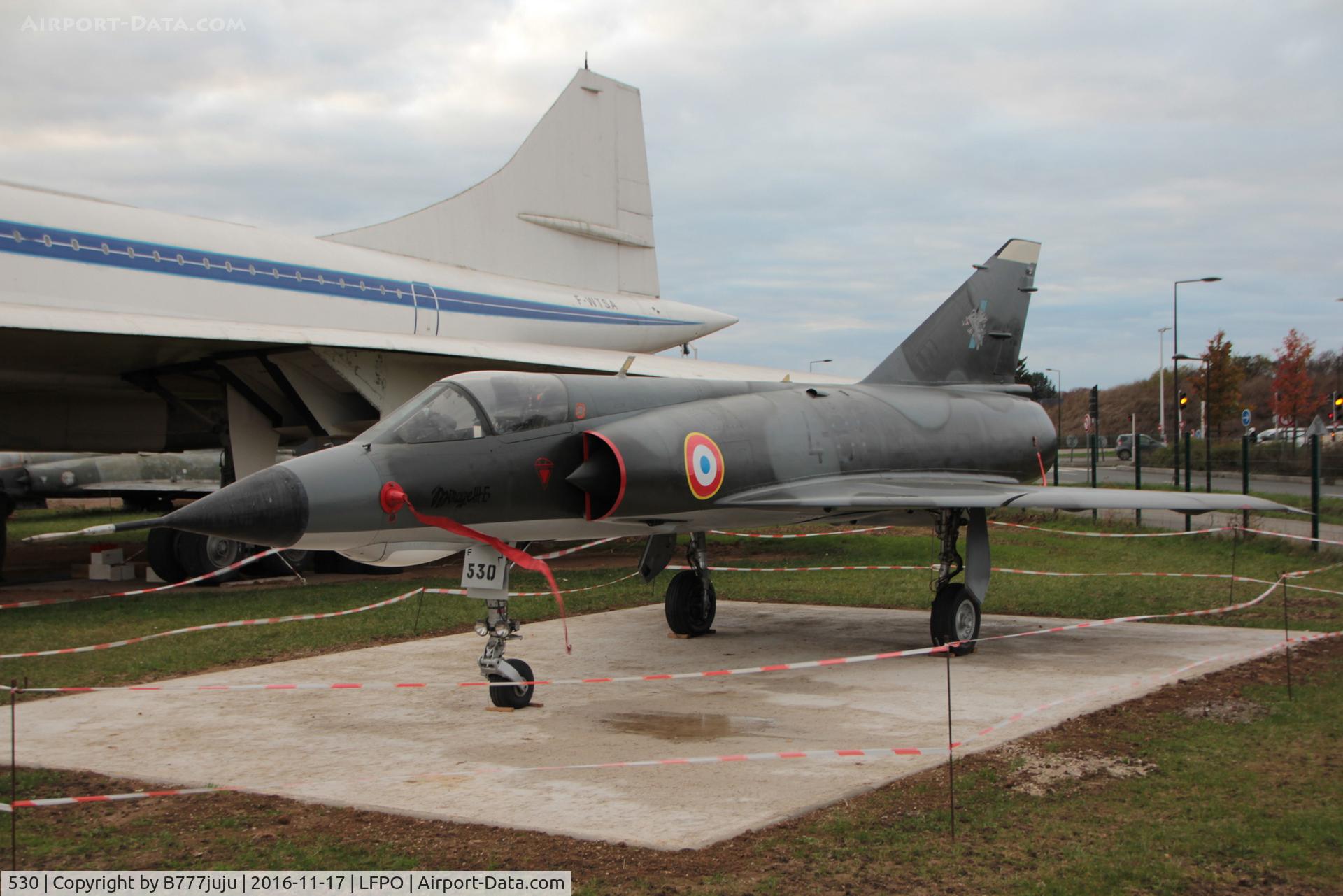 530, Dassault Mirage IIIE C/N 530, now preserved at Athis-Mons Delta Muséum with faulse code 4-BJ