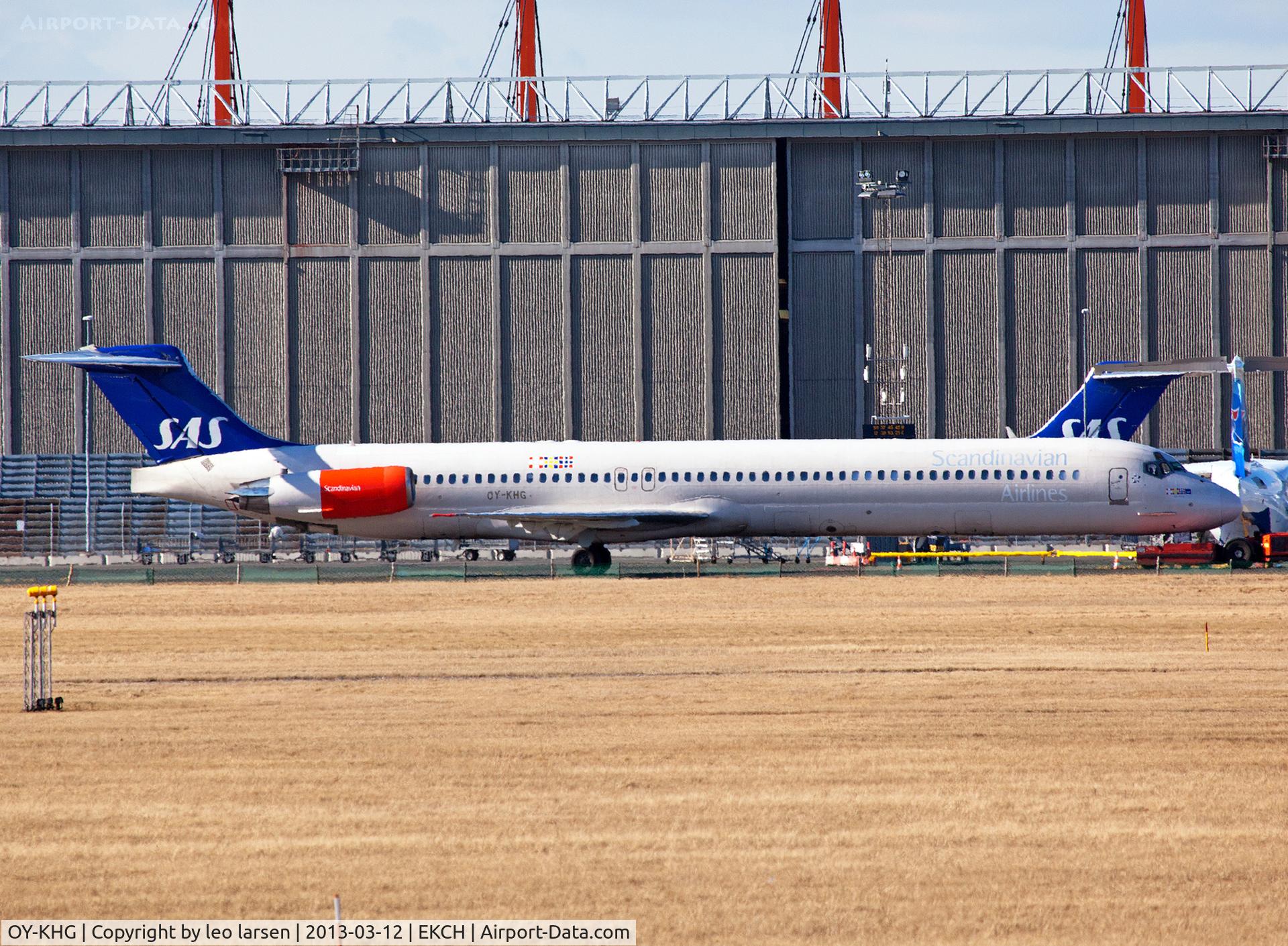 OY-KHG, 1988 McDonnell Douglas MD-82 (DC-9-82) C/N 49613, Copenhagen 12.3.13