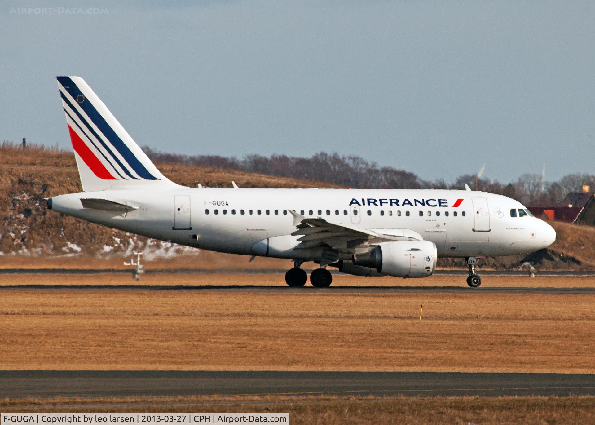 F-GUGA, 2002 Airbus A318-111 C/N 2035, Copenhagen 27.3.13