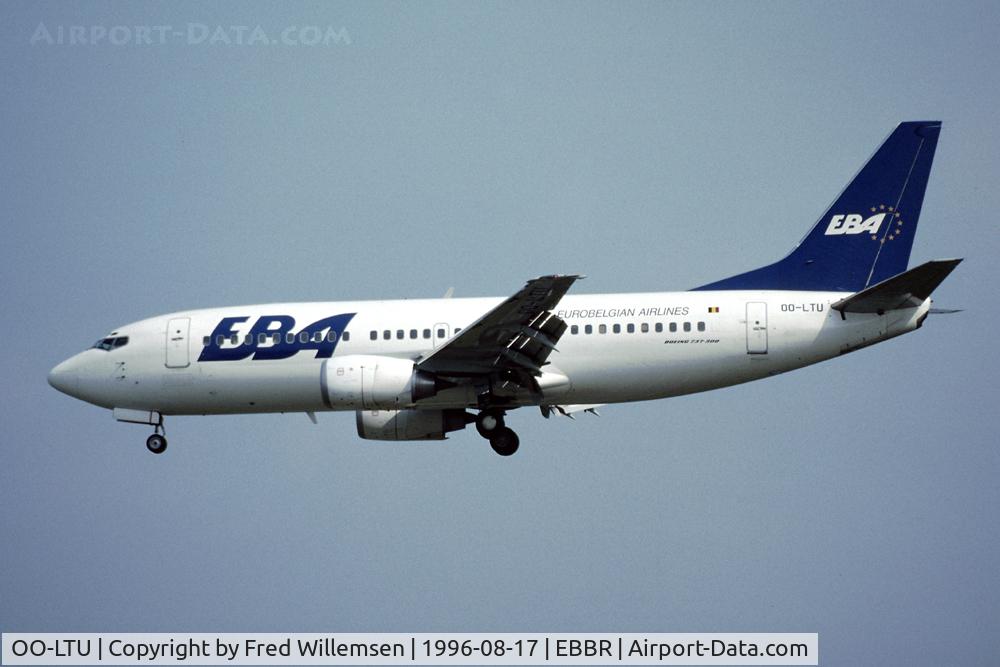OO-LTU, 1995 Boeing 737-33A C/N 27455, BA
