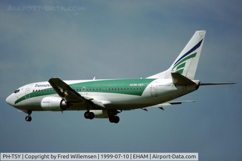 PH-TSY, 1995 Boeing 737-3K2 C/N 28085/2722, Transavia