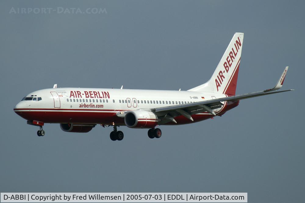 D-ABBI, 2003 Boeing 737-86J C/N 32920, Air Berlin