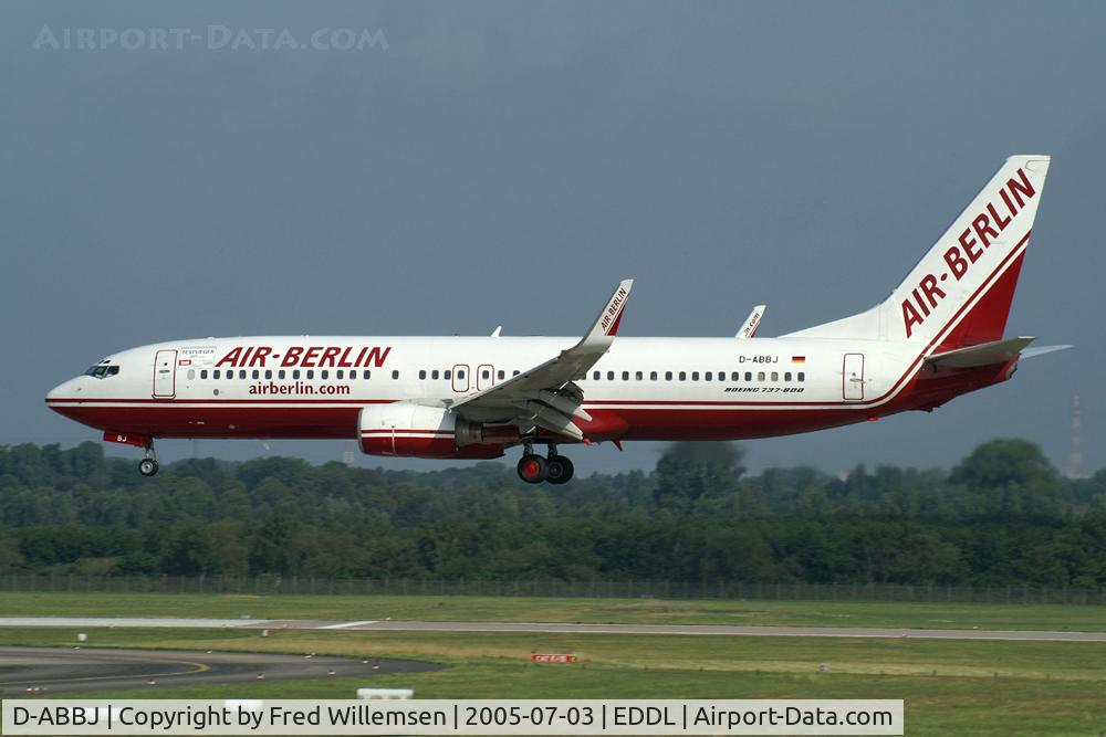 D-ABBJ, 2003 Boeing 737-86Q C/N 30286, Air Berlin