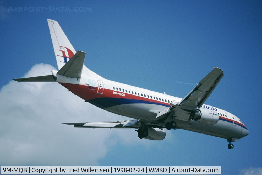 9M-MQB, 1993 Boeing 737-4H6 C/N 26459, MAS