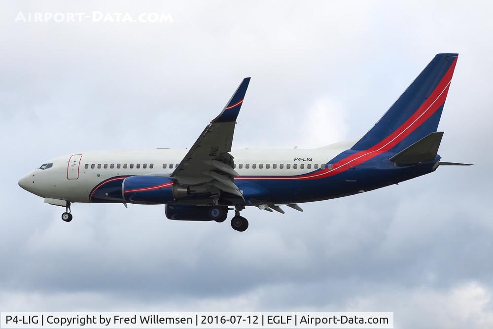 P4-LIG, 2008 Boeing 737-7JF C/N 37592, 