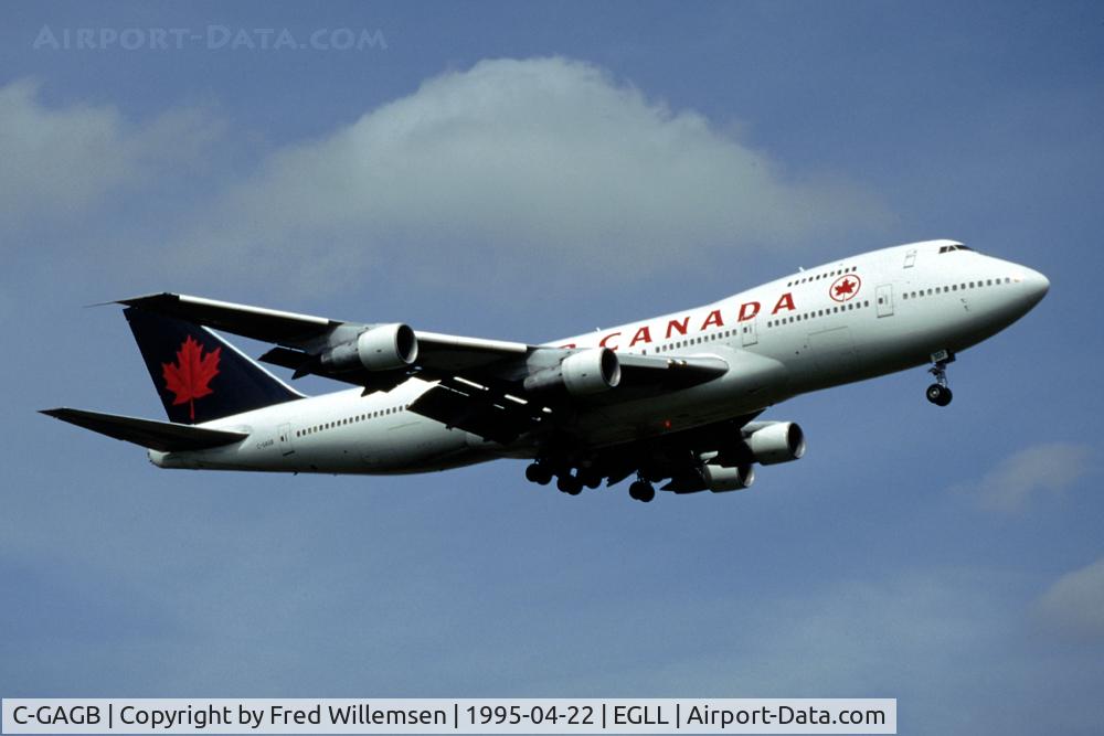 C-GAGB, 1978 Boeing 747-233B C/N 21627, Air Canada