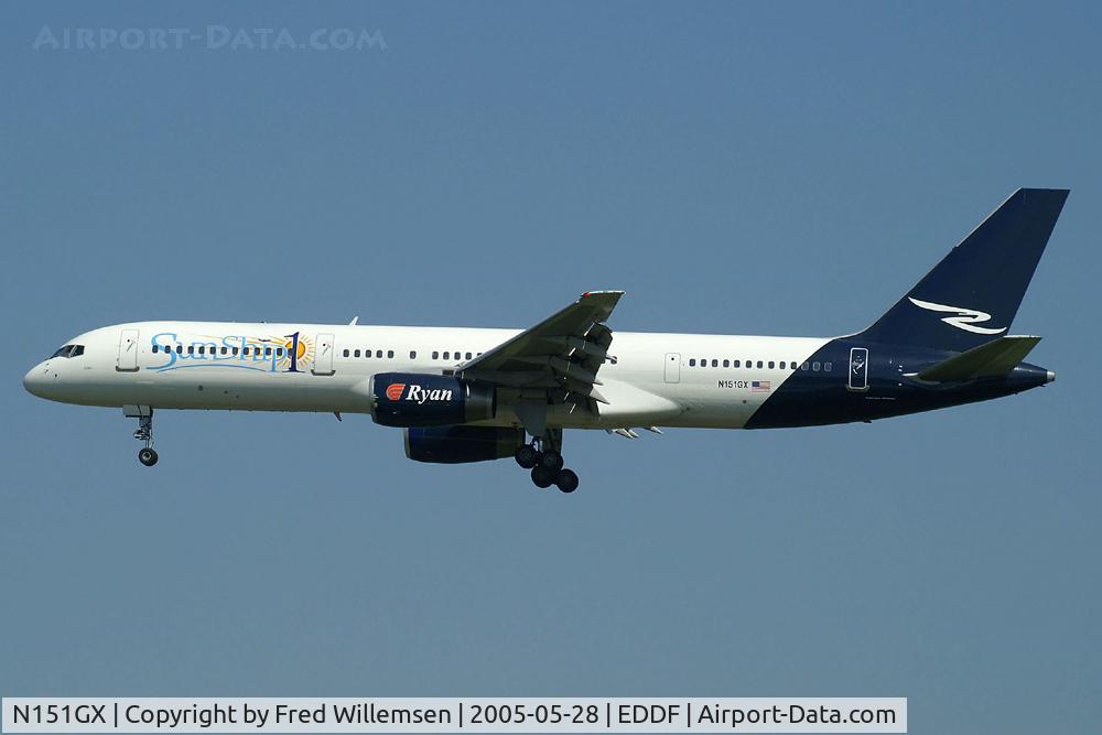 N151GX, 1989 Boeing 757-2G5 C/N 24451, Ryan