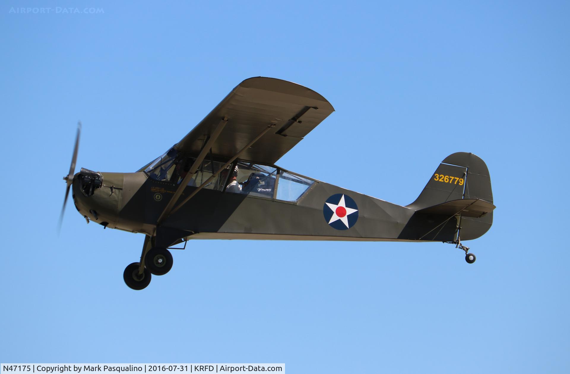 N47175, 1943 Aeronca 0-58B Grasshopper C/N 058B9163, Aeronca O-58B