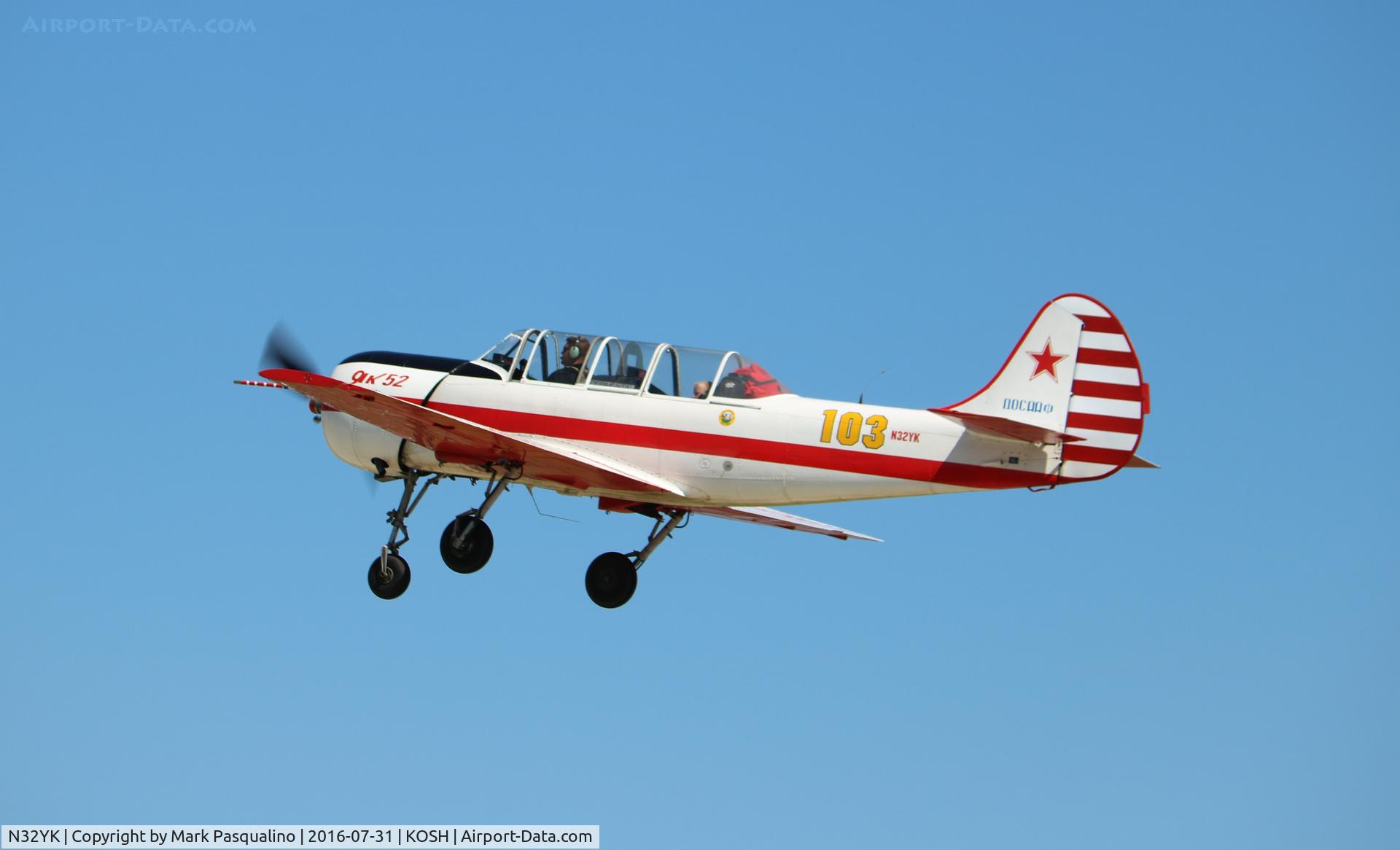 N32YK, 1986 Yakovlev Yak-52 C/N 866907, YAK-52