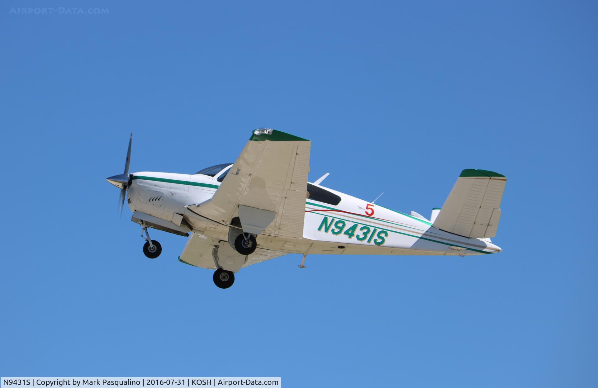 N9431S, 1965 Beech V35 Bonanza C/N D-8021, Beech V35