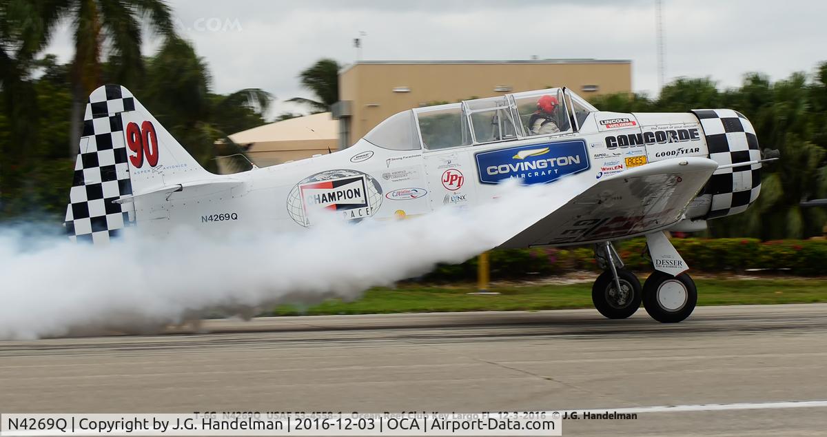 N4269Q, 1953 North American T-6G Texan C/N 197-5, Smokey Take Off.