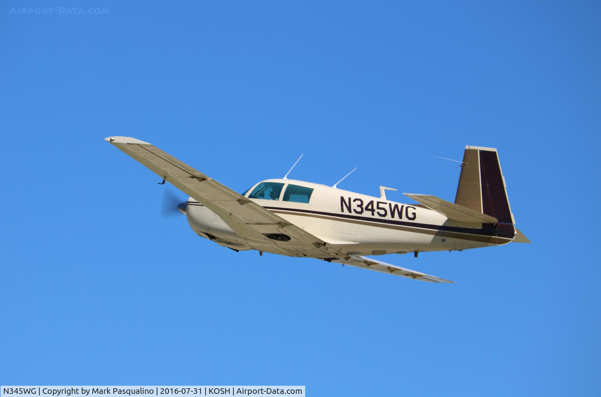 N345WG, 1967 Mooney M20E C/N 670038, Mooney M20E