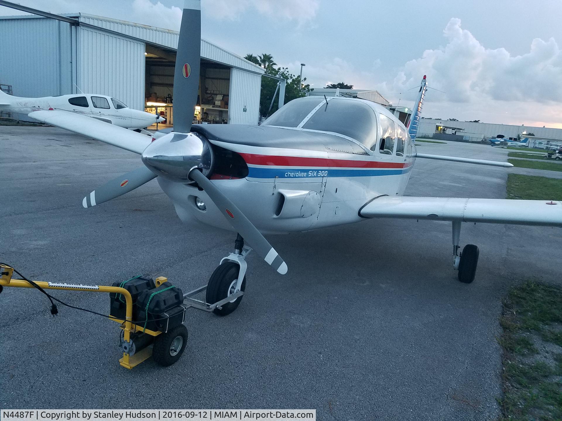 N4487F, 1976 Piper PA-32-300 Cherokee Six C/N 32-7640116, 1976 Pipe Cherokee 300 , came to the USA from Germany