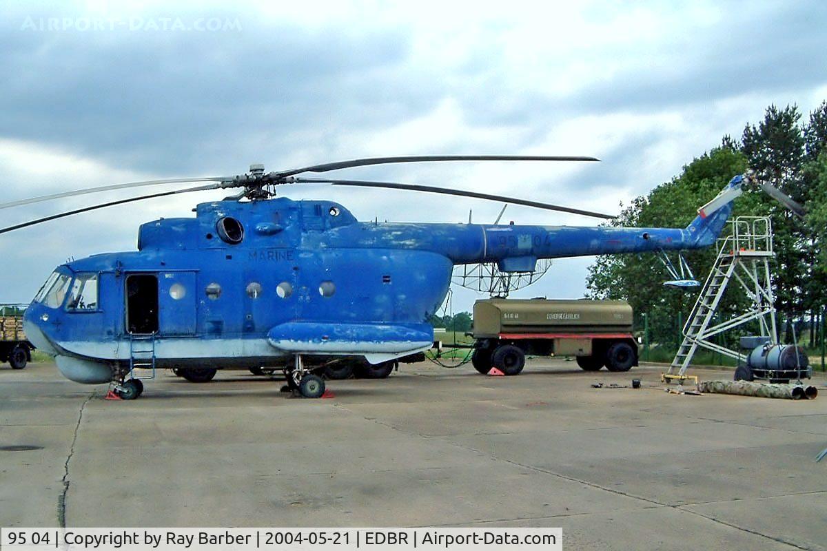 95 04, Mil Mi-14PL Haze A C/N B4004, Mil Mi-14BT Haze A [B4004] (Luftfahrttechnisches Museum Rothenburg) Rothenburg-Gorlitz~D 21/05/2004. Was with the museum now stored at a private address in Tata Town~HA.