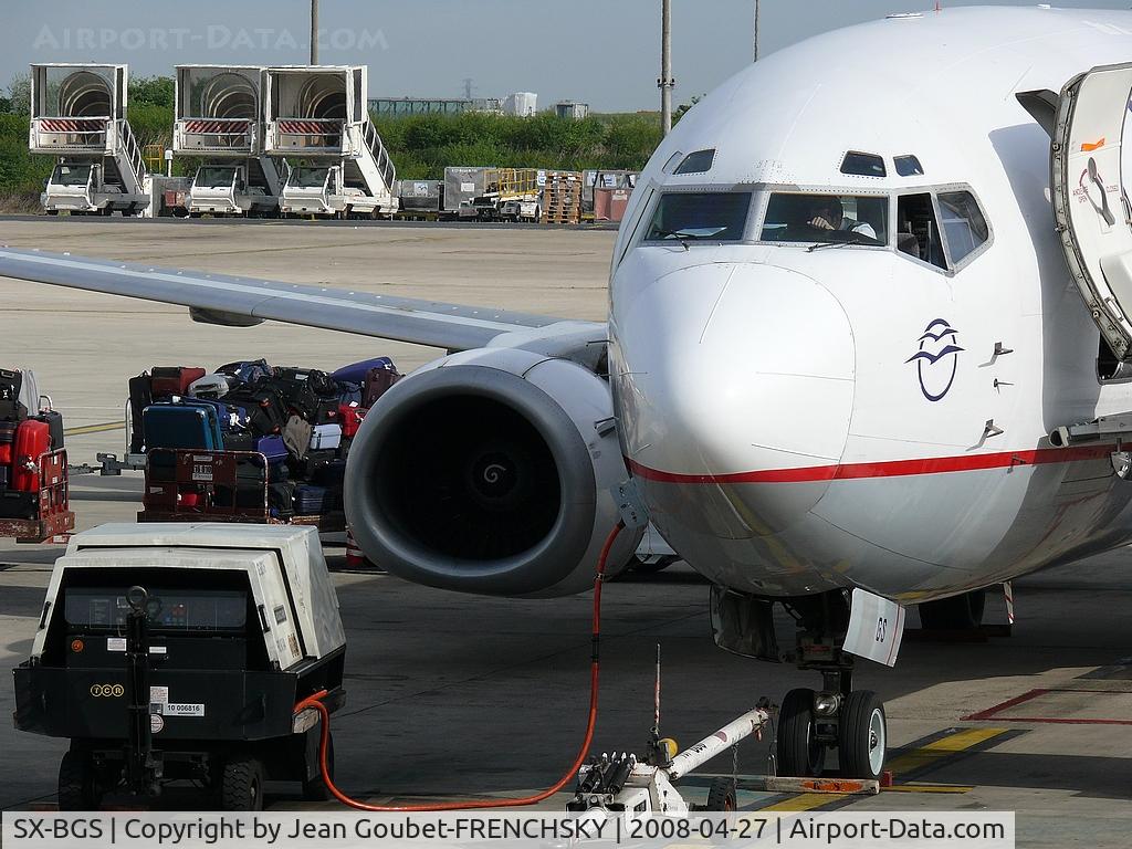 SX-BGS, 1992 Boeing 737-4Q8 C/N 26279, Aegean Airlines at CDG T3, now US Marshals Service