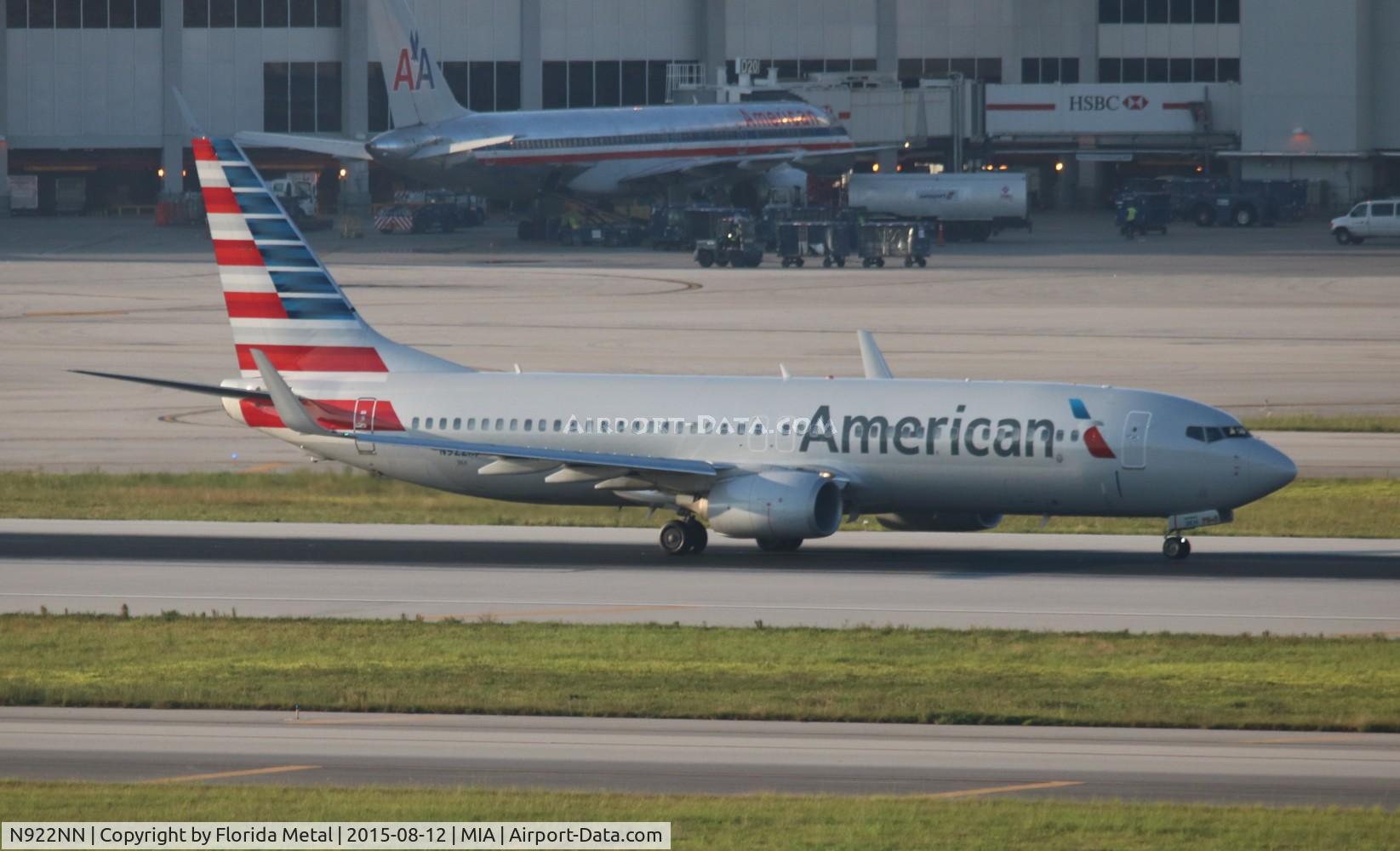 N922NN, 2013 Boeing 737-823 C/N 29574, American