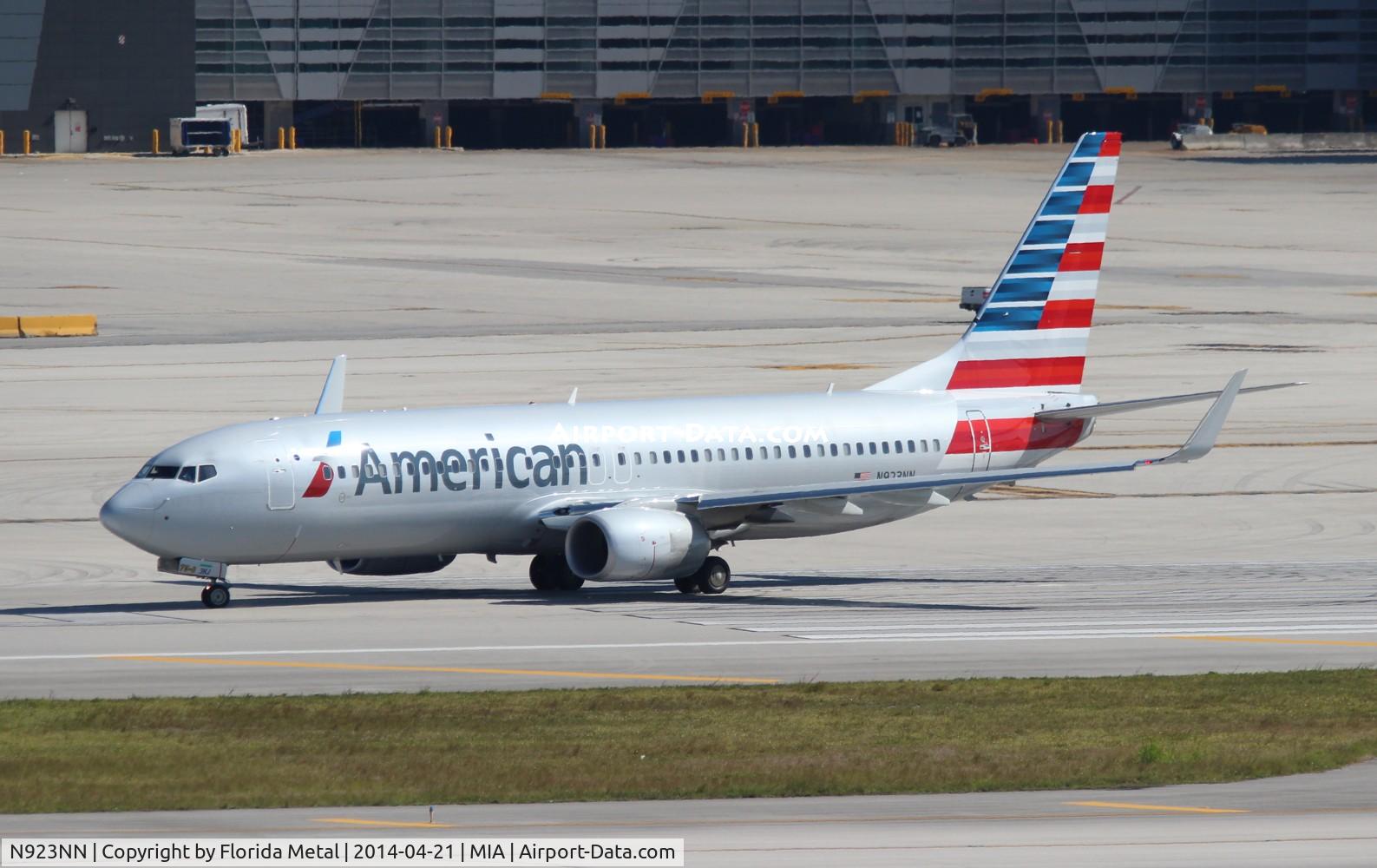N923NN, 2013 Boeing 737-823 C/N 31167, American