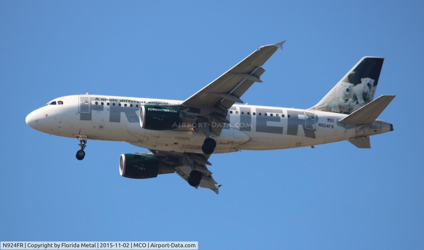 N924FR, 2003 Airbus A319-111 C/N 2030, Klondike and Snow
