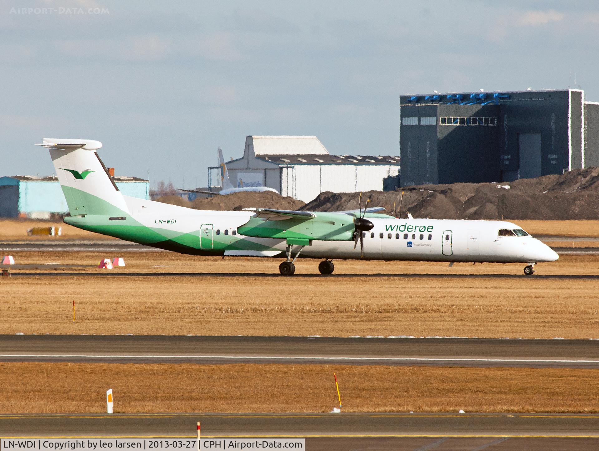 LN-WDI, 2009 De Havilland Canada DHC-8-402Q Dash 8 C/N 4286, Copenhagen 27.3.13