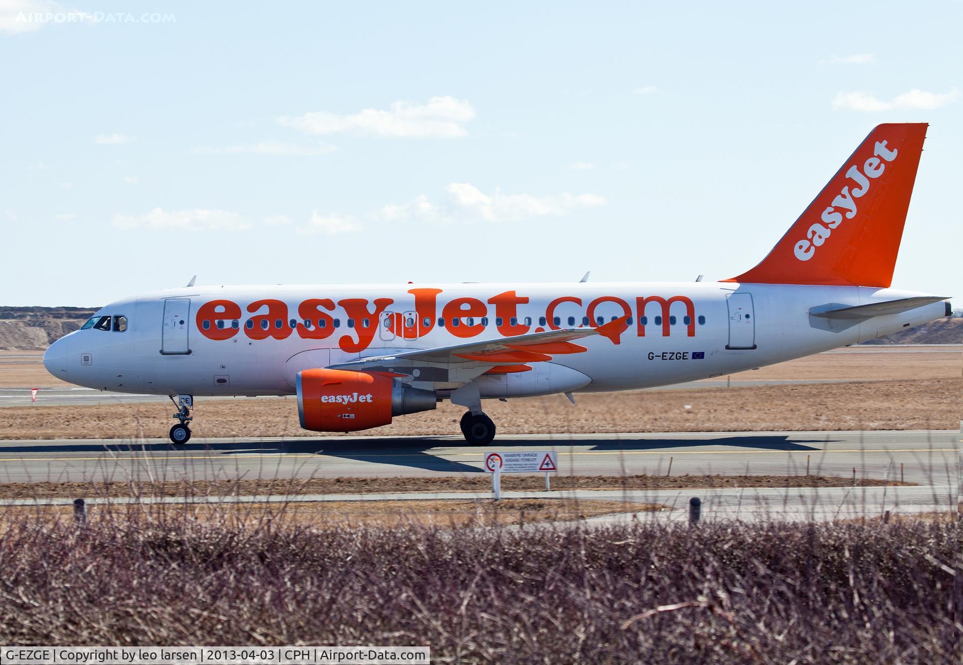 G-EZGE, 2011 Airbus A319-111 C/N 4624, Copenhagen 3.4.13