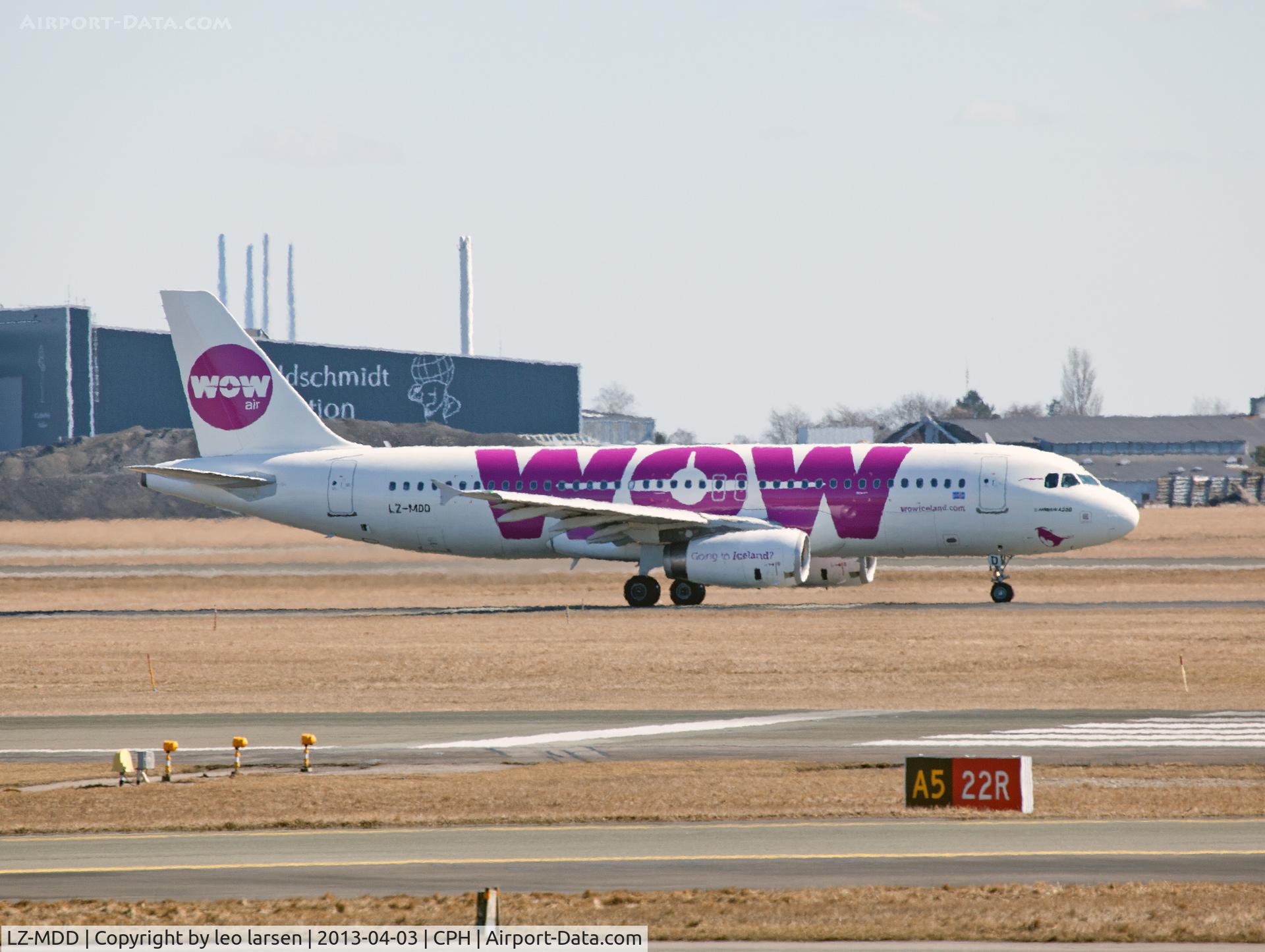 LZ-MDD, 2010 Airbus A320-232 C/N 4305, Copenhagen 3.4.13