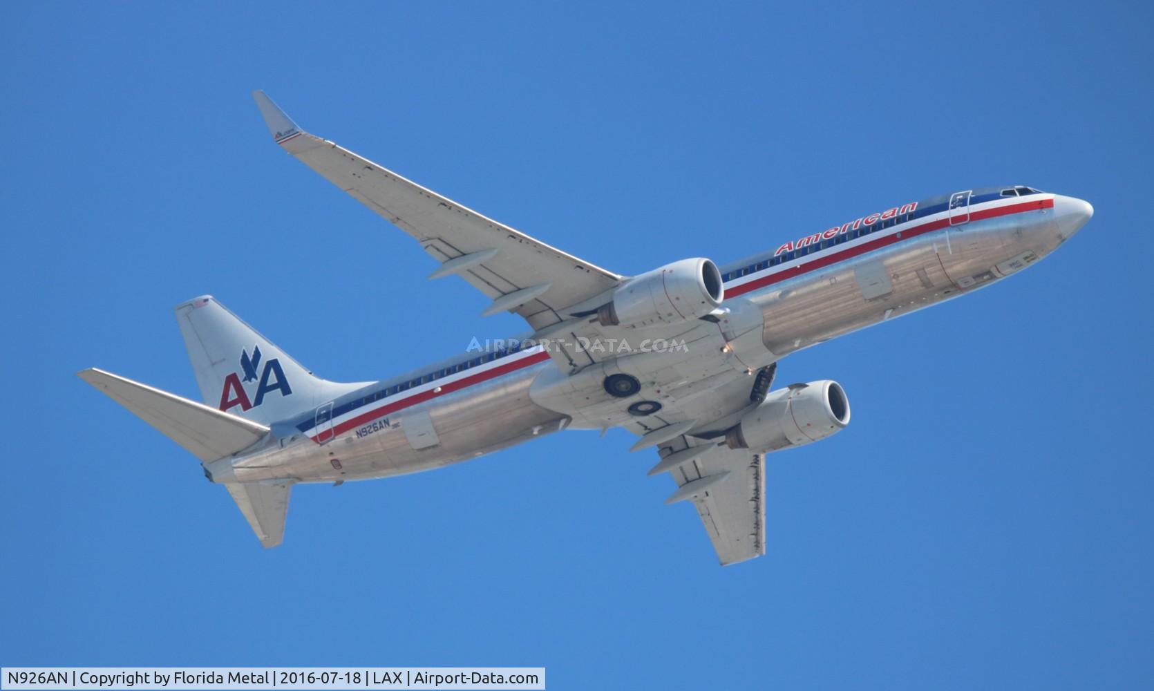 N926AN, 2000 Boeing 737-823 C/N 29527, American